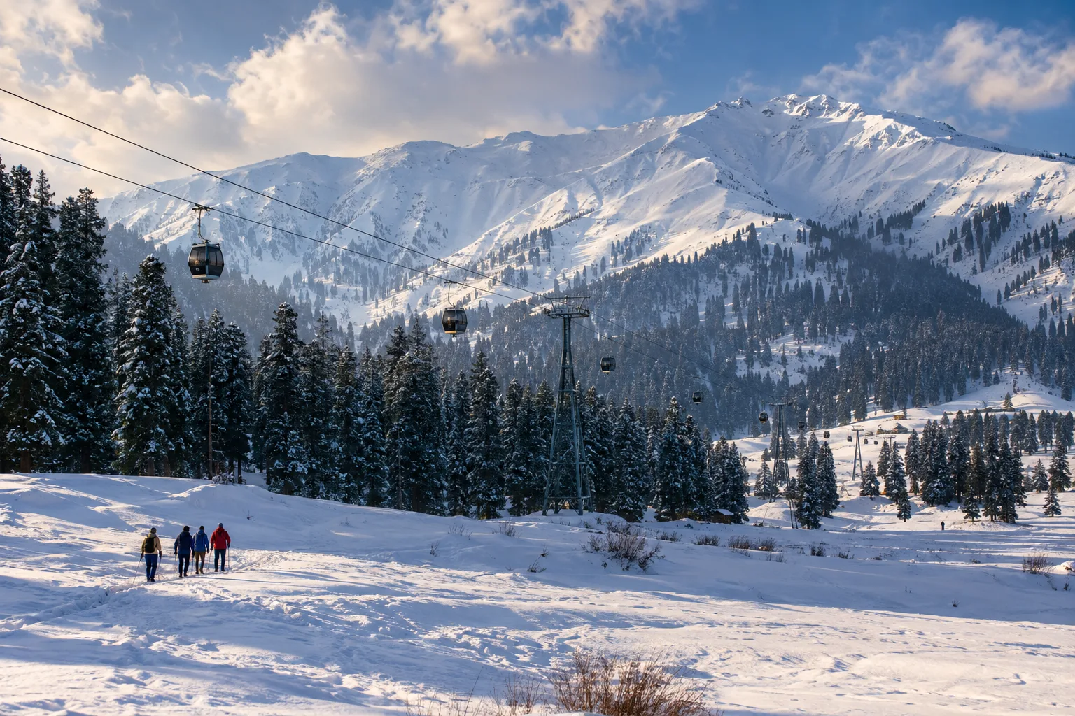 Gulmarg snow and gondola